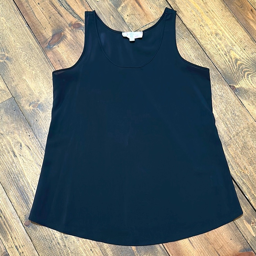 Hippie Rose Black Relaxed Sleeveless Tank Top